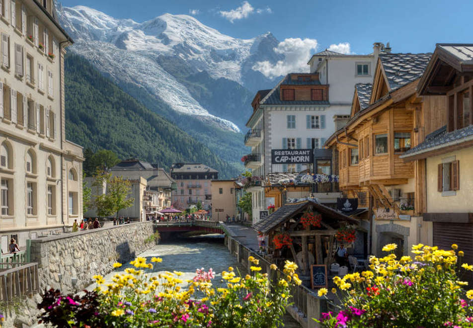 Chamonix town centre