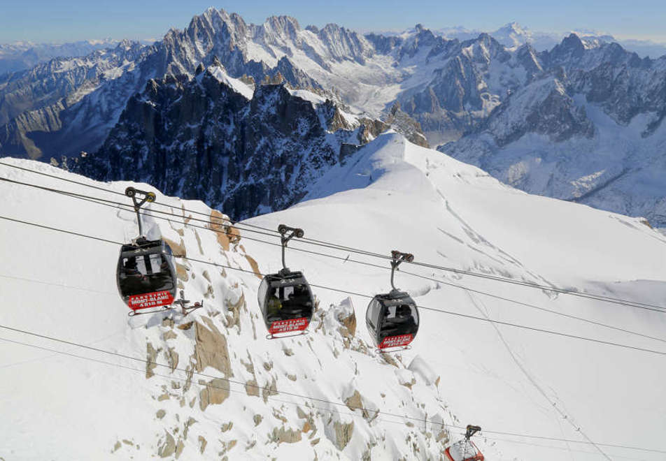 Chamonix gondola