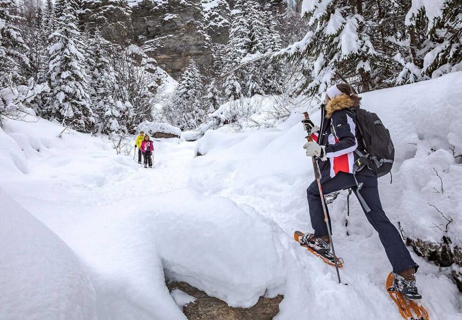 Snowshoeing in Megeve