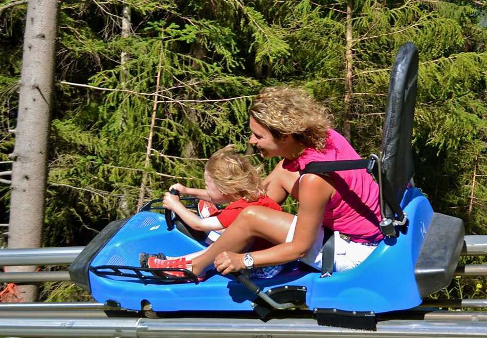 Chamonix luge mountain coaster