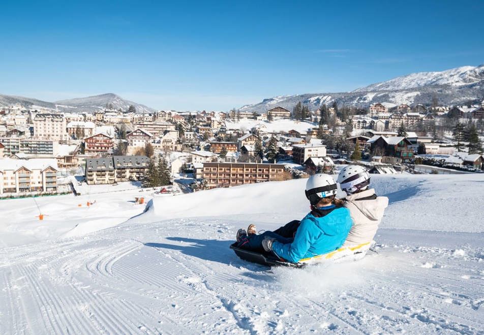 Colline des Bains luge park in Villard de Lans